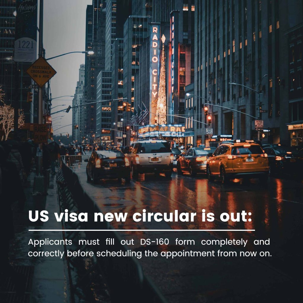 New circular for US visa applicants: Be careful while filling out the application form