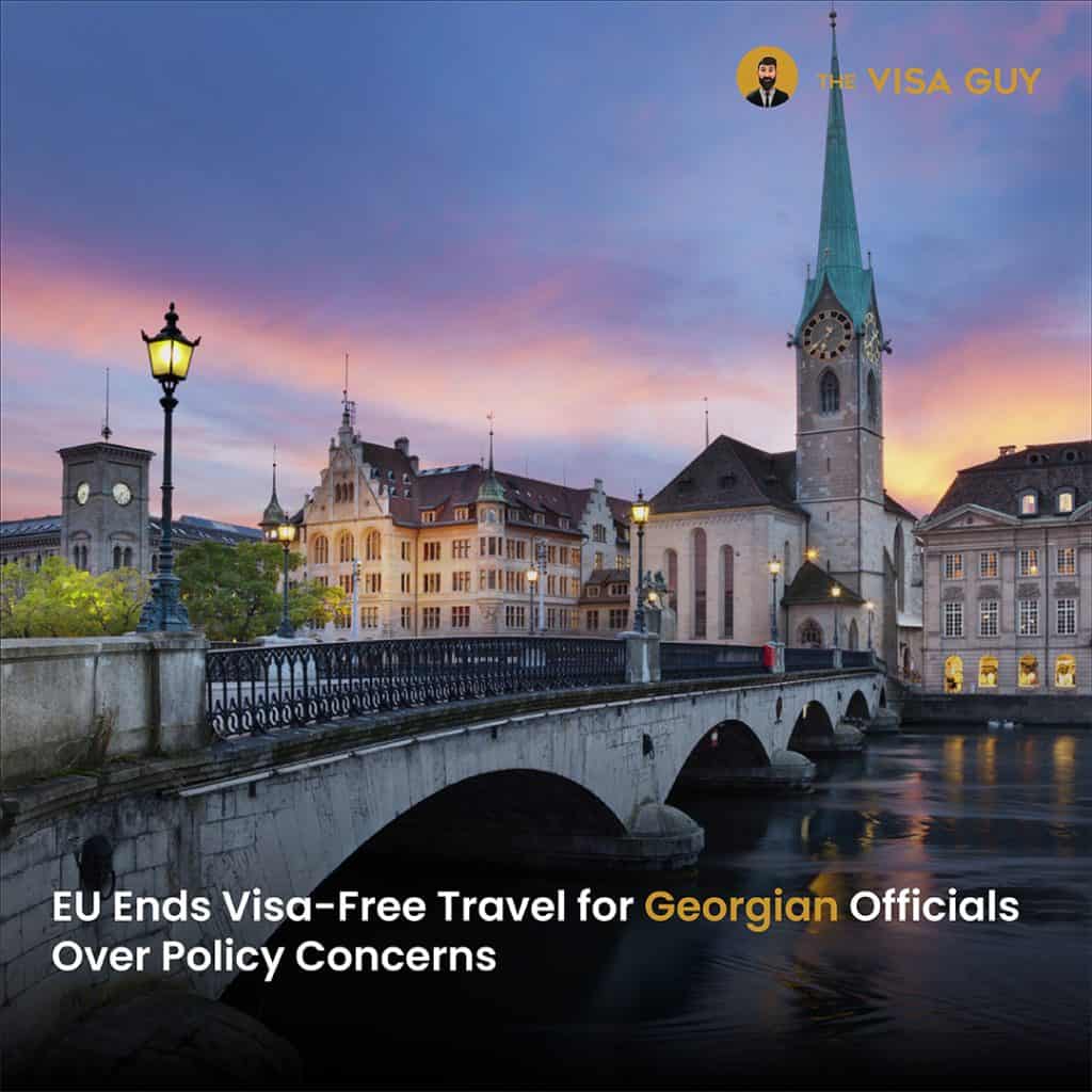 EU Ends Visa Free Travel for Georgian Officials Over Policy Concerns