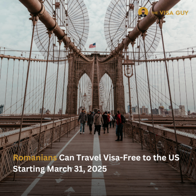 Romanians Can Travel Visa-Free to the US Starting March 31, 2025